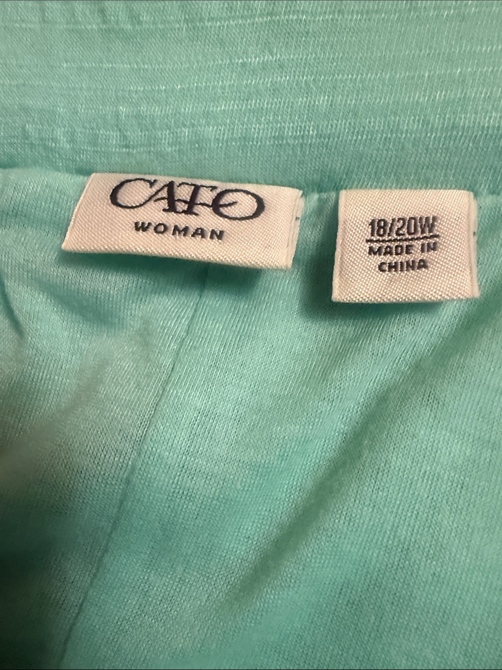 Cato Woman Mint Green Midi Skirt